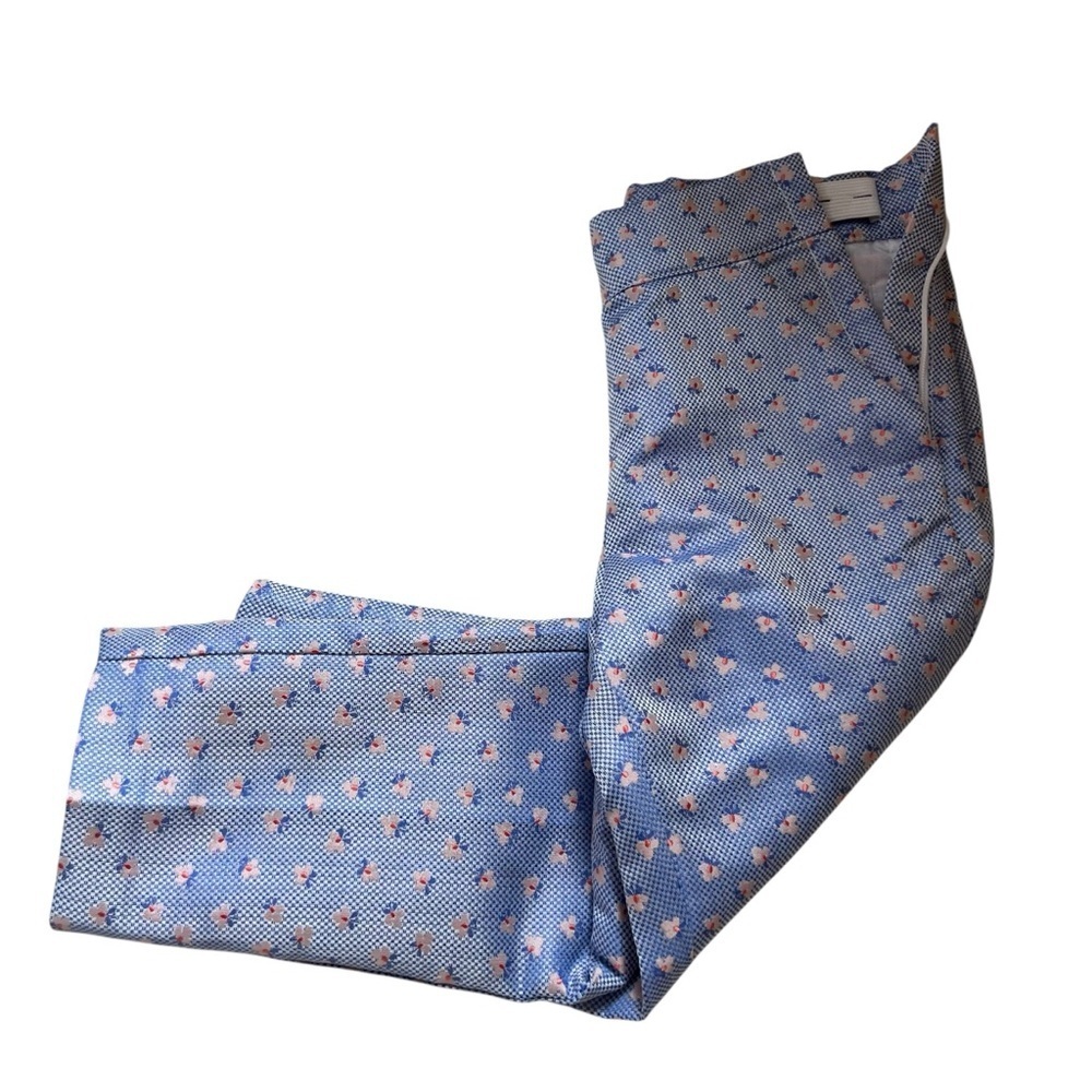 Janie and Jack| Kids Girls periwinkle floral pants-Size 4 years